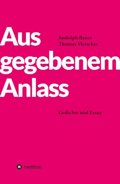 Aus gegebenem Anlass