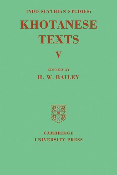 Indo-Scythian Studies, Volume V