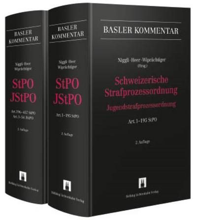 Schweizerische Strafprozessordnung/Jugendstrafprozessordnung (StPO/JStPO): 2 Bände (Basler Kommentar)