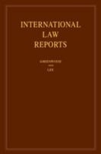 International Law Reports: Volume 183