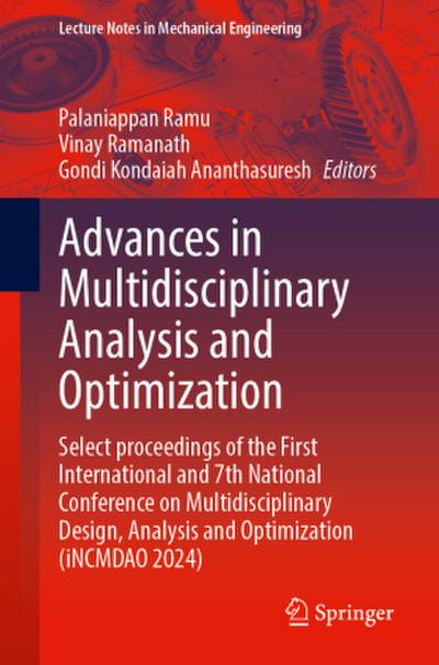 Advances in Multidisciplinary Analysis and Optimization