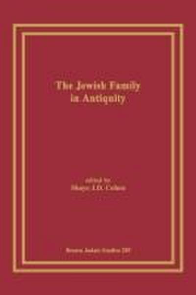 The Jewish Family in Antiquity