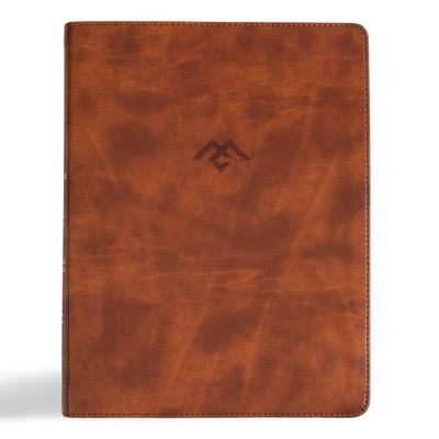 CSB Men of Character Bible, Revised and Updated, Brown Leathertouch