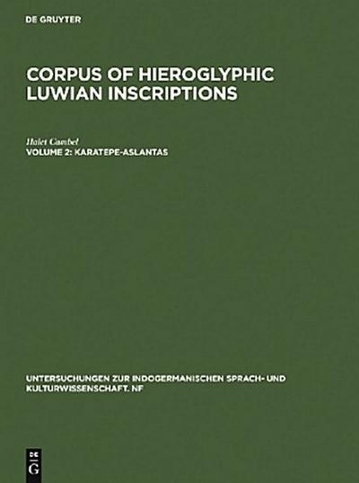 Corpus of Hieroglyphic Luwian Inscriptions.Vol.2