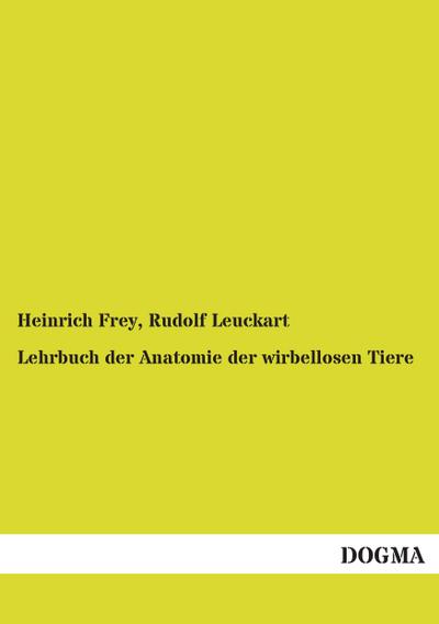 Lehrbuch der Anatomie der wirbellosen Tiere
