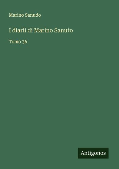 I diarii di Marino Sanuto