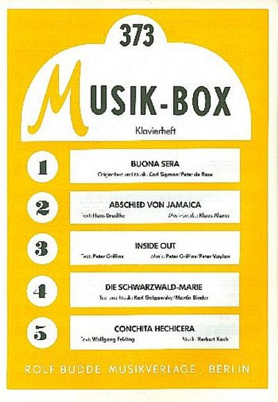 Musik Box Klavierheft Band 373