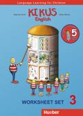 KIKUS Englisch: Language Learning for Children.English as a foreign language / Worksheet Set 3 (KIKUS ENGLISH)