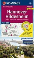 KOMPASS Fahrradkarte 3215 Hannover, Hildesheim 1:50.000