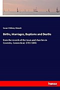 Births, Marriages, Baptisms and Deaths