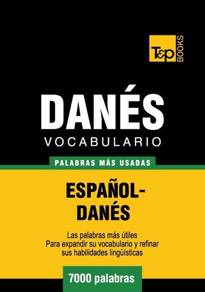 Vocabulario español-danés - 7000 palabras más usadas