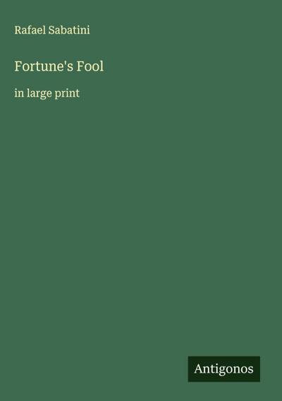 Fortune’s Fool