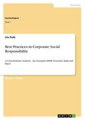 Best Practices in Corporate Social Responsibility