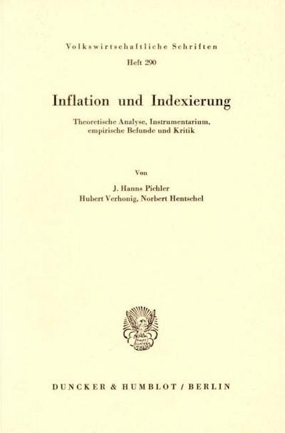 Inflation und Indexierung.