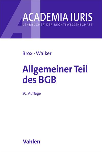 Allgemeiner Teil des BGB