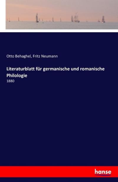 Literaturblatt für germanische und romanische Philologie