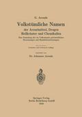 Volkstümliche Namen der Arzneimittel, Drogen Heilk