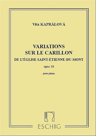 Variations sur le Carillon op.16pour piano