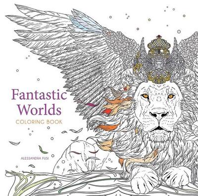 Fantastic Worlds Coloring Book