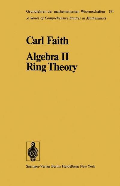 Algebra II Ring Theory