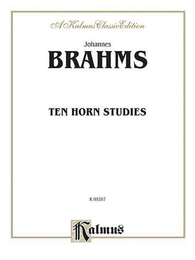 Ten Horn Studies, Op. Posth