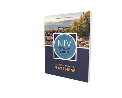NIV Study Bible Essential Guide to Matthew, Paperback, Red Letter, Comfort Print | Softcover