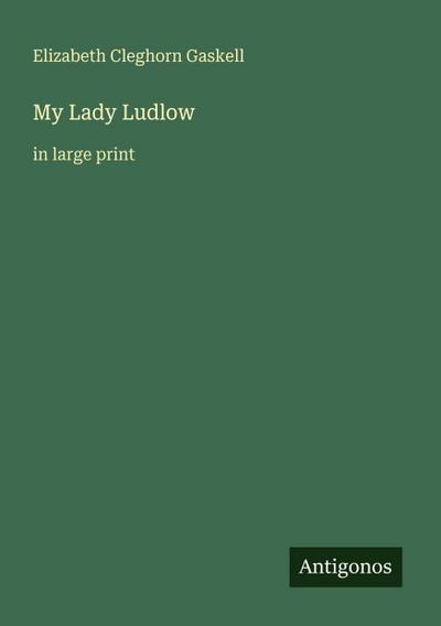 My Lady Ludlow