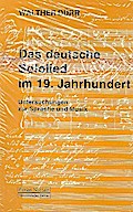 Das deutsche Sololied im 19. Jahrhundert