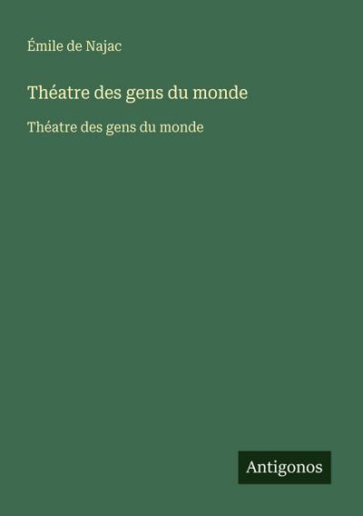 Théatre des gens du monde