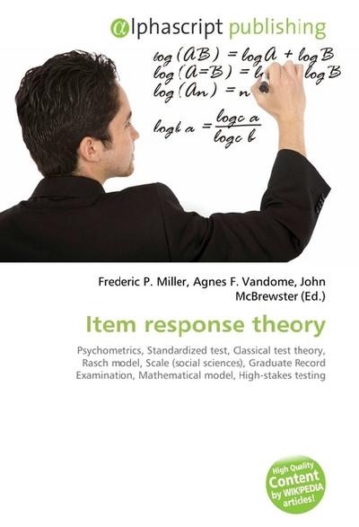 Item response theory - Frederic P. Miller