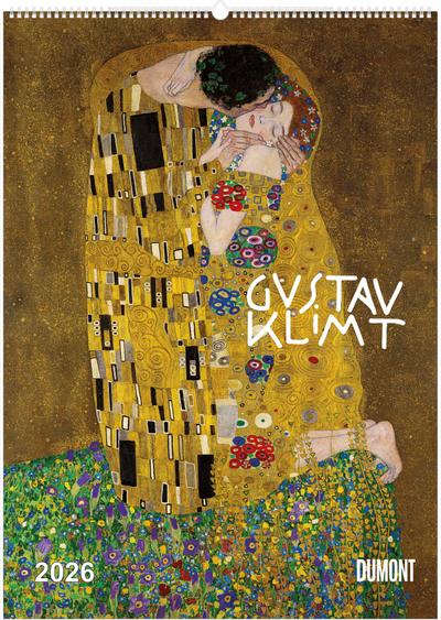 Gustav Klimt 2026 - Kunst-Kalender - Poster-Kalender - 50x70