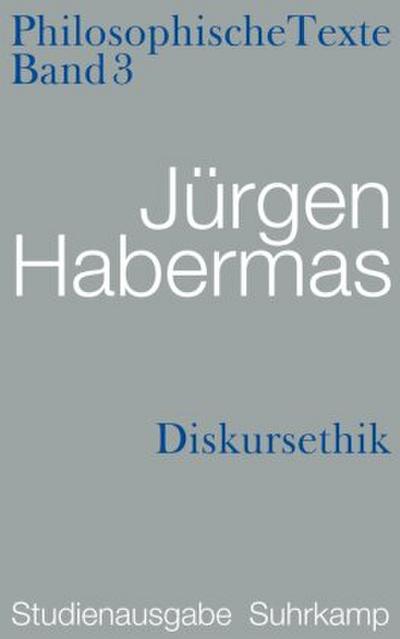 Philosophische Texte, Studienausgabe, 5 Bde. Diskursethik