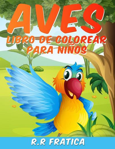 Aves libro de colorear para niños