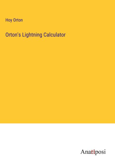 Orton’s Lightning Calculator