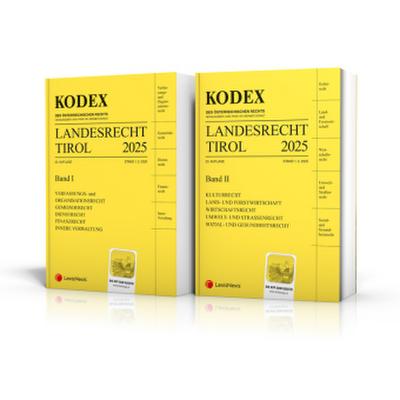 KODEX Landesrecht Tirol 2025/26 - inkl. App