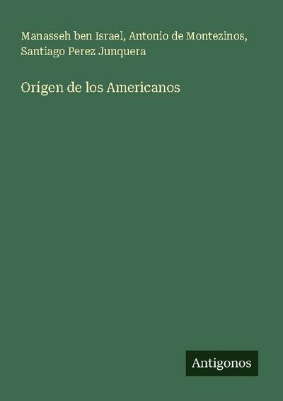 Orígen de los Americanos