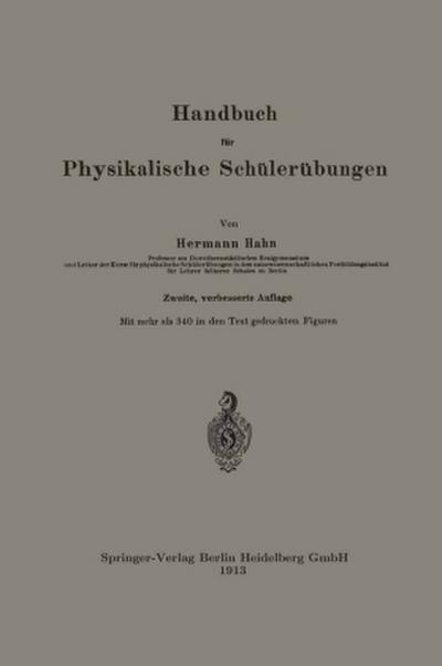 Handbuch für Physikalische Schülerübungen