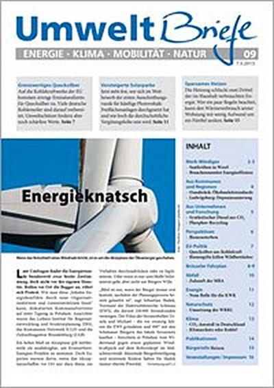 Zeitschrift UmweltBriefe Heft 09/2015