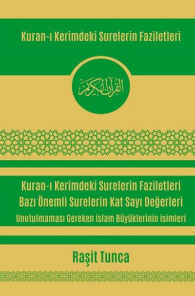 Kuran-¿ Kerimdeki Surelerin Faziletleri ve Kat Say¿ De¿erleri