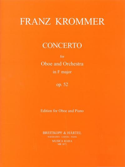 Konzert F-Dur op.52für Oboe und Orchester