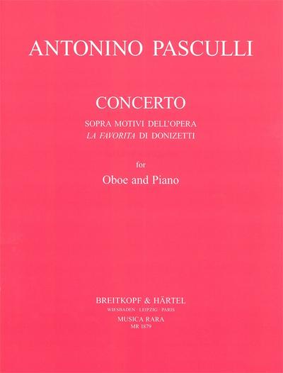 Concerto sopra motivi dell’opera La Favorita di Donizettifor oboe and piano