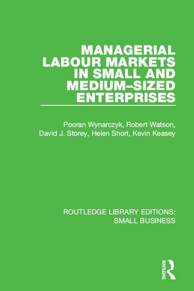 Managerial Labour Markets in Small and Medium-Sized Enterprises