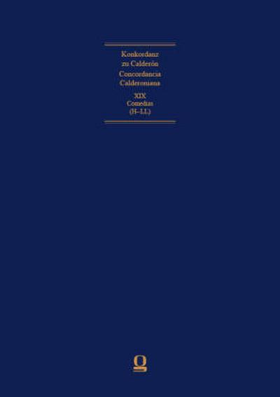 Concordancia Calderoniana / Konkordanz zu Calderón