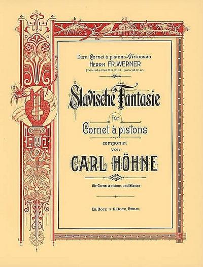 Slawische Fantasiefür Cornet a pistons und Klavier