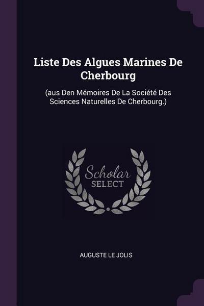 Liste Des Algues Marines De Cherbourg