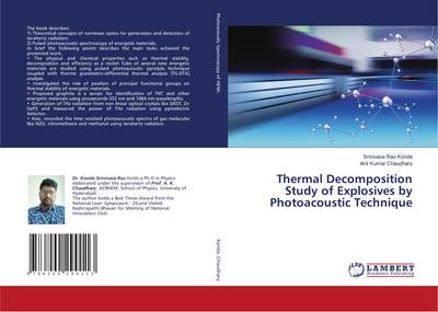 Thermal Decomposition Study of Explosives by Photoacoustic Technique