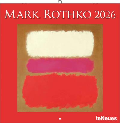 teNeues - Mark Rothko 2026 - Kunst-Wandkalender 30x30 cm (30x60 cm geöffnet) | Broschürenkalender mit Meisterwerken des abstrakten Expressionismus