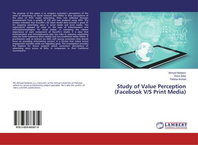 Study of Value Perception (Facebook V/S Print Media)