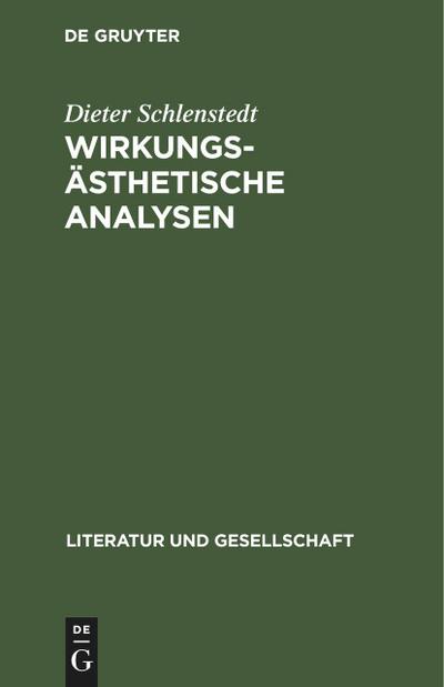 Wirkungsästhetische Analysen