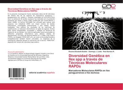 Diversidad Genética en Ilex spp a través de Técnicas Moleculares RAPDs